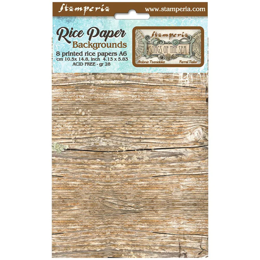 Stamperia Rice Paper A4 Passion Music