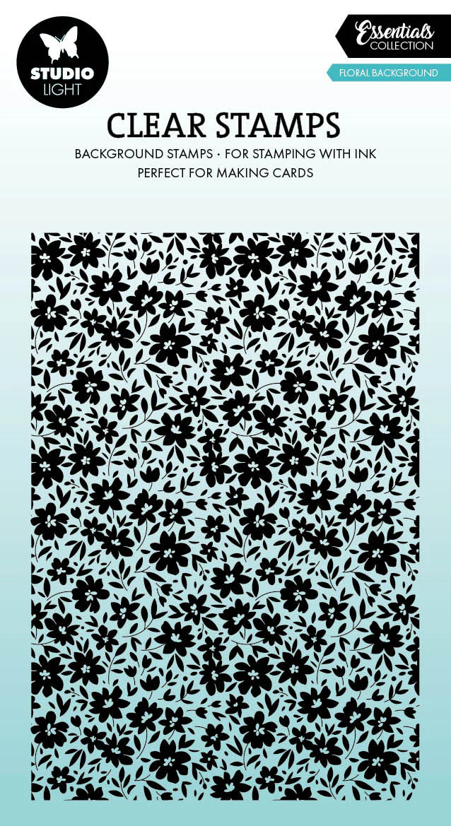 Studio Light - Essentials - Clear Stamp - Flower background – Natalie ...