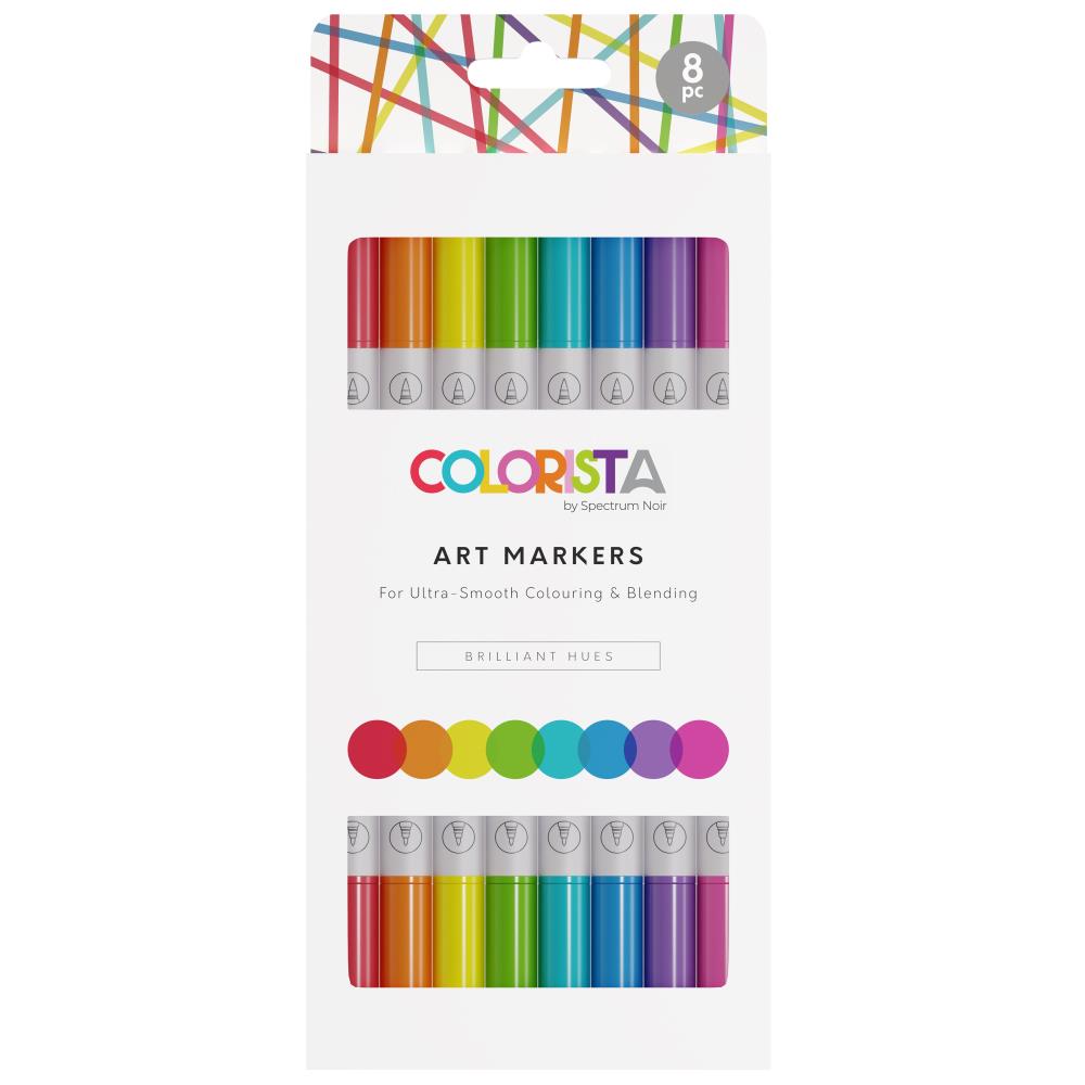 Colorista - Fine-Line Pen - Vivid Expressions 8pc -Crafter's