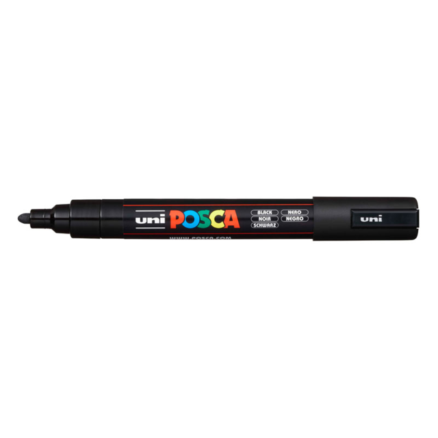 POSCA PAINT MARKER Bullet Tip BLACK – Natalie May Scrapbooking